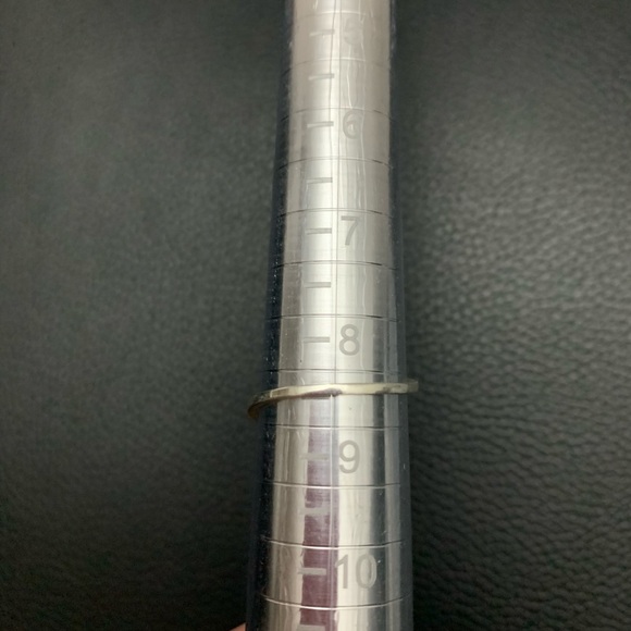 Silver aquamarine ring - Picture 2 of 5